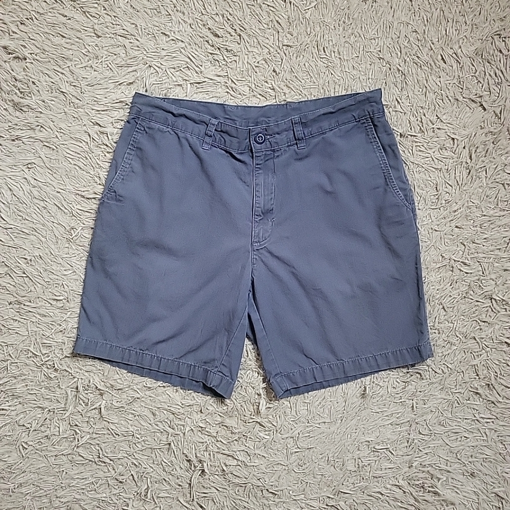 Mens Patagonia Shorts Size 33 Organic Cotton Blue Summer Spring Casual Preppy
